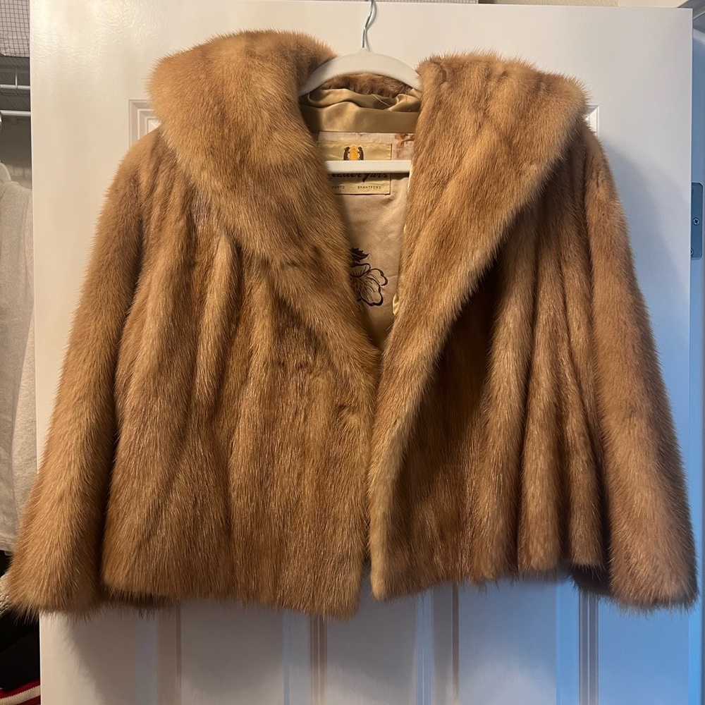 Vintage Leader Furs Toronto Mink Coat